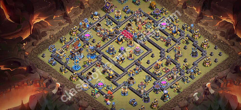 Top Base de Guerre HDV 18 + Lien (Link) 2026 gdc - Hôtel de Ville 18 Base Copier, #3626