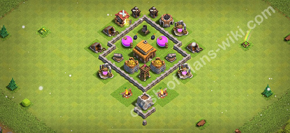 トロフィーコレクションの基本計画タウンホールレベル3, 異形151