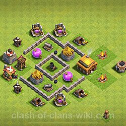 Base plan (layout), Town Hall Level 3 for farming (#154)