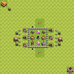 Base plan (layout), Town Hall Level 3 for farming (#39)