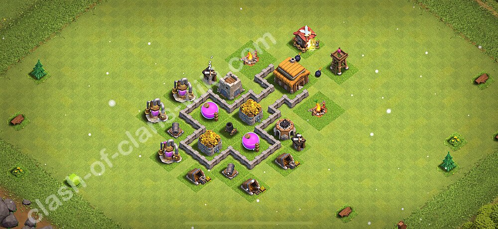 Base plan TH3 Max Levels for Farming 2026, #150