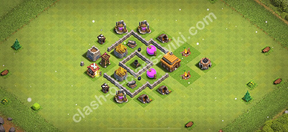 Base plan TH3 Max Levels for Farming 2026, #154