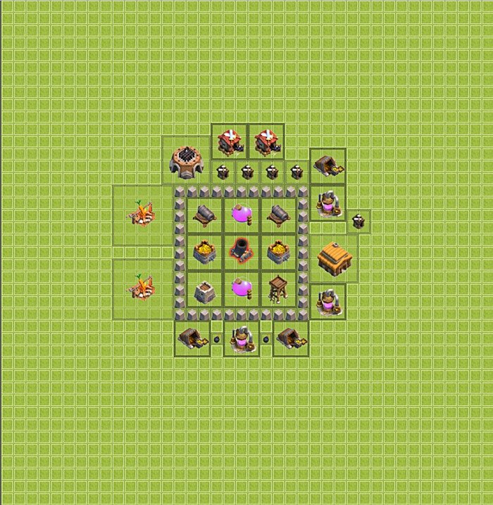 Base plan TH3 (design / layout) for Farming, #17