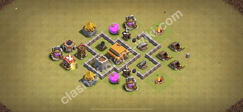 TH3 War Base Plan, Anti 3 Stars, Anti Everything, Town Hall 3 CWL Design 2026, #31