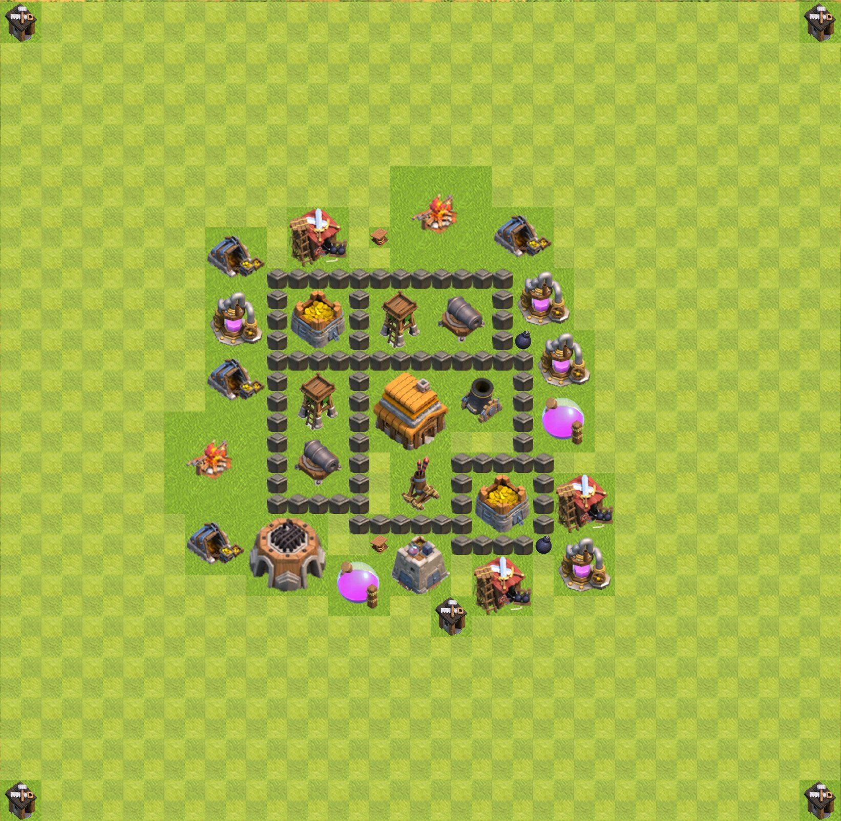 clash of clans base