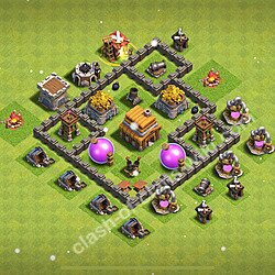 الخطة الأساسية للزراعة في قاعة المدينة 4 ، البديل 1652