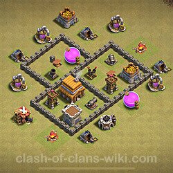 Best Th4 Base Layouts With Links 21 Copy Town Hall Level 4 Coc Bases