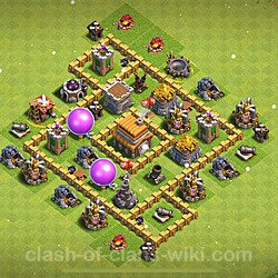 Base plan (layout), Town Hall Level 5 for trophies (defense) (#1097)