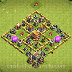 Base plan (layout), Town Hall Level 5 for trophies (defense) (#273)