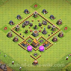 Base plan (layout), Town Hall Level 5 for trophies (defense) (#274)