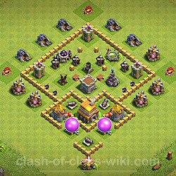 Base plan (layout), Town Hall Level 5 for trophies (defense) (#274)