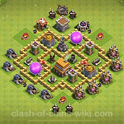 Base plan (layout), Town Hall Level 5 for trophies (defense) (#275)