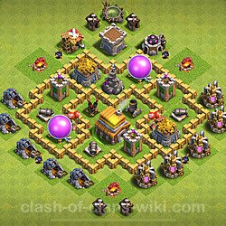 Base plan (layout), Town Hall Level 5 for trophies (defense) (#275)