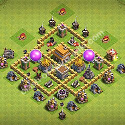Base plan (layout), Town Hall Level 5 for trophies (defense) (#3422)