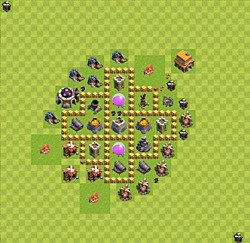 Base plan (layout), Town Hall Level 5 for farming (#23)