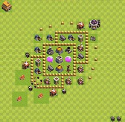 Base plan (layout), Town Hall Level 5 for farming (#31)