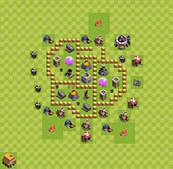 Base plan (layout), Town Hall Level 5 for farming (#32)
