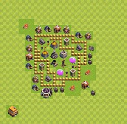 Base plan (layout), Town Hall Level 5 for farming (#33)