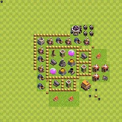 Base plan (layout), Town Hall Level 5 for farming (#42)