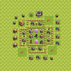 Base plan (layout), Town Hall Level 5 for farming (#50)