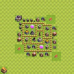 Base plan (layout), Town Hall Level 5 for farming (#51)