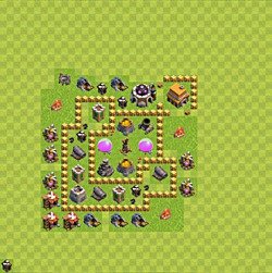 Base plan (layout), Town Hall Level 5 for farming (#60)