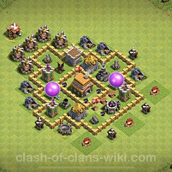 Base plan (layout), Town Hall Level 5 for farming (#89)