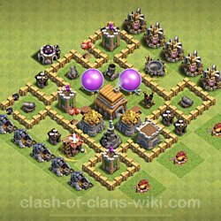 Base plan (layout), Town Hall Level 5 for farming (#90)