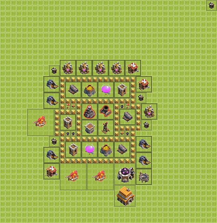 Base plan TH5 (design / layout) for Farming, #15