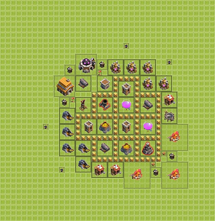 Base plan TH5 (design / layout) for Farming, #18