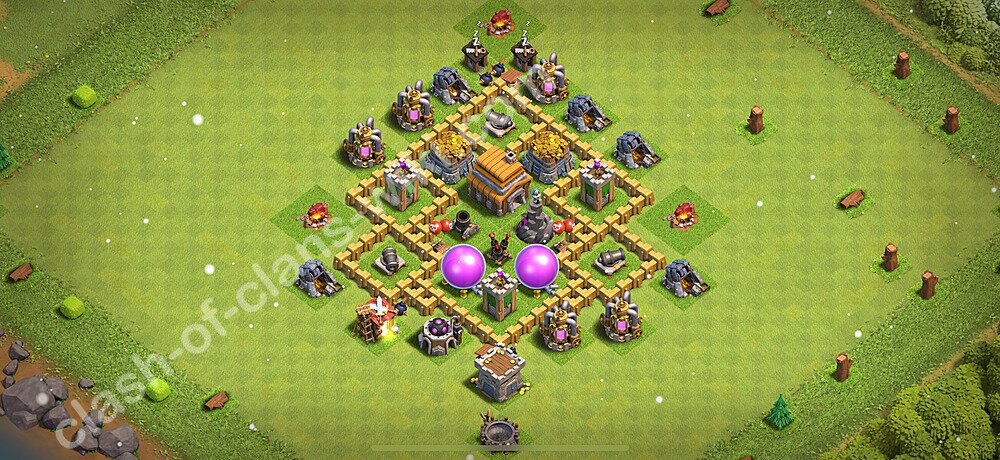 BB5 Maksimum Seviye köy düzeni Kopyalama Linki, Anti Hava, Hibrit Farm için 2026, #266