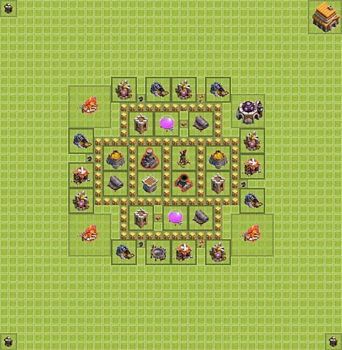 Base plan TH5 (design / layout) for Farming, #5