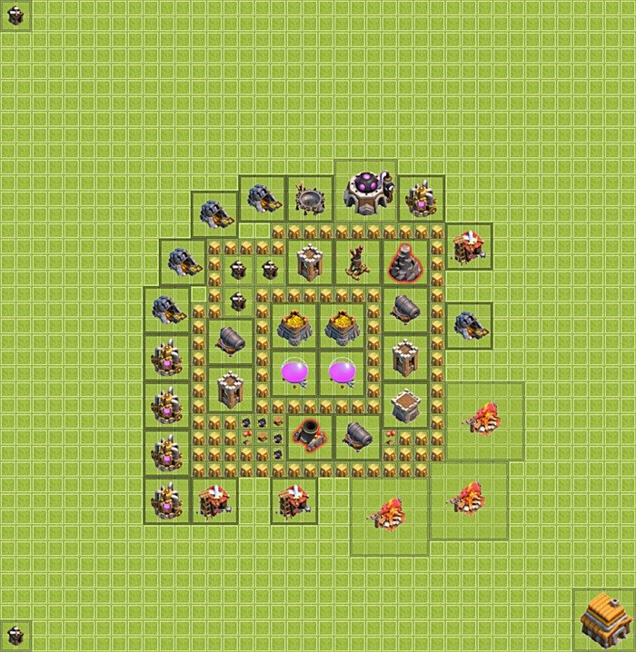 Base plan TH5 (design / layout) for Farming, #8