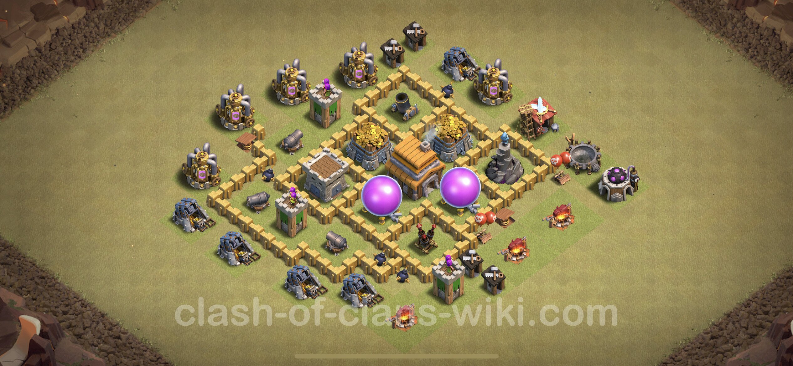 トロフィー防衛基本計画タウンホールレベル5 Clash Of Clans 異形27