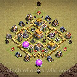 Base plan (layout), Town Hall Level 5 for clan wars (#1221)
