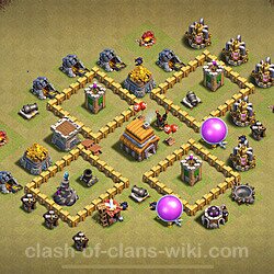 Base plan (layout), Town Hall Level 5 for clan wars (#1634)