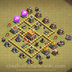 Base plan (layout), Town Hall Level 5 for clan wars (#1644)