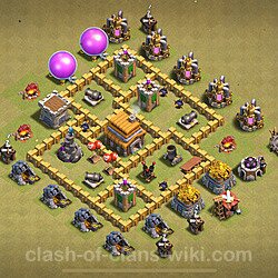 Base plan (layout), Town Hall Level 5 for clan wars (#1644)