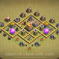 Base plan (layout), Town Hall Level 5 for clan wars (#1703)