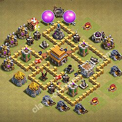 Base plan (layout), Town Hall Level 5 for clan wars (#3370)