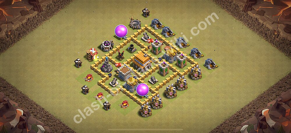 Top Base de Guerre HDV 5 + Lien (Link) 2026 gdc - Hôtel de Ville 5 Base Copier, #1720