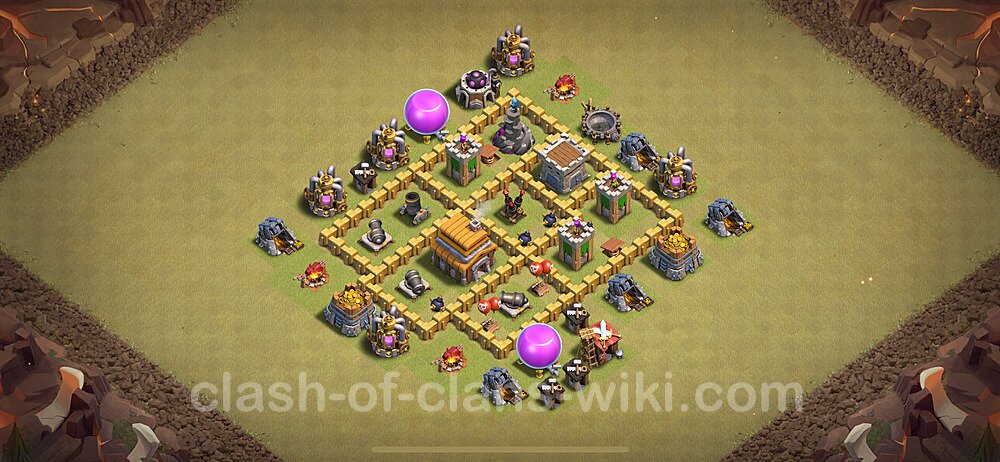 Die Clan War Base RH5 + Link, Anti Alles 2022 - COC Rathaus Level 5 Kriegsbase (CK / CW), #44
