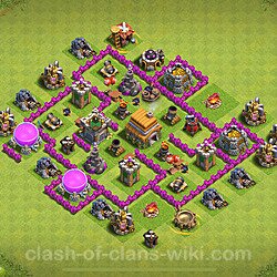 Base plan (layout), Town Hall Level 6 for trophies (defense) (#1755)