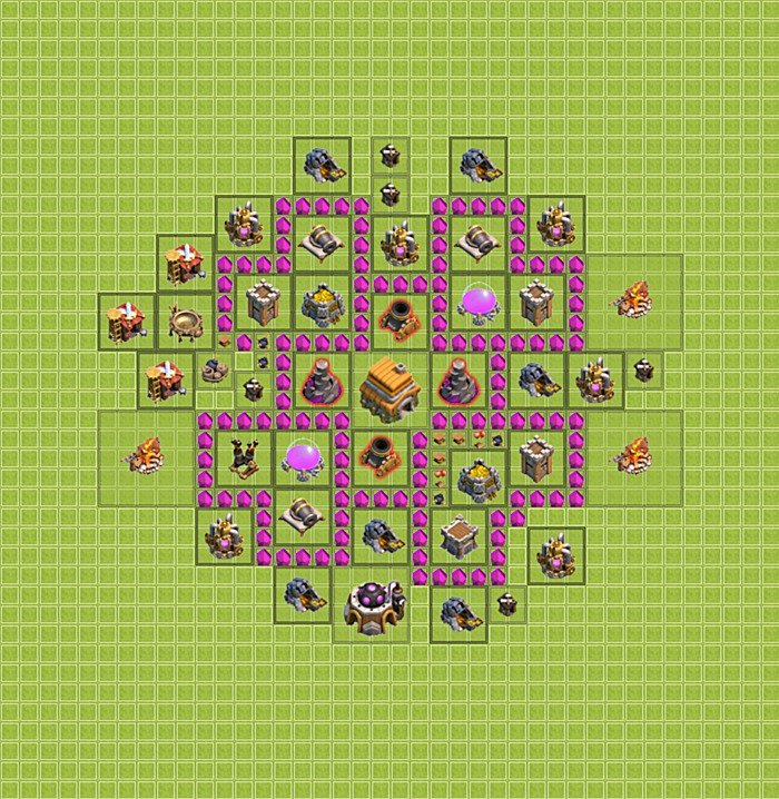 Municipio livello 6 Base - Miglior Disposizione Villaggio per Difesa COC TH6, #6