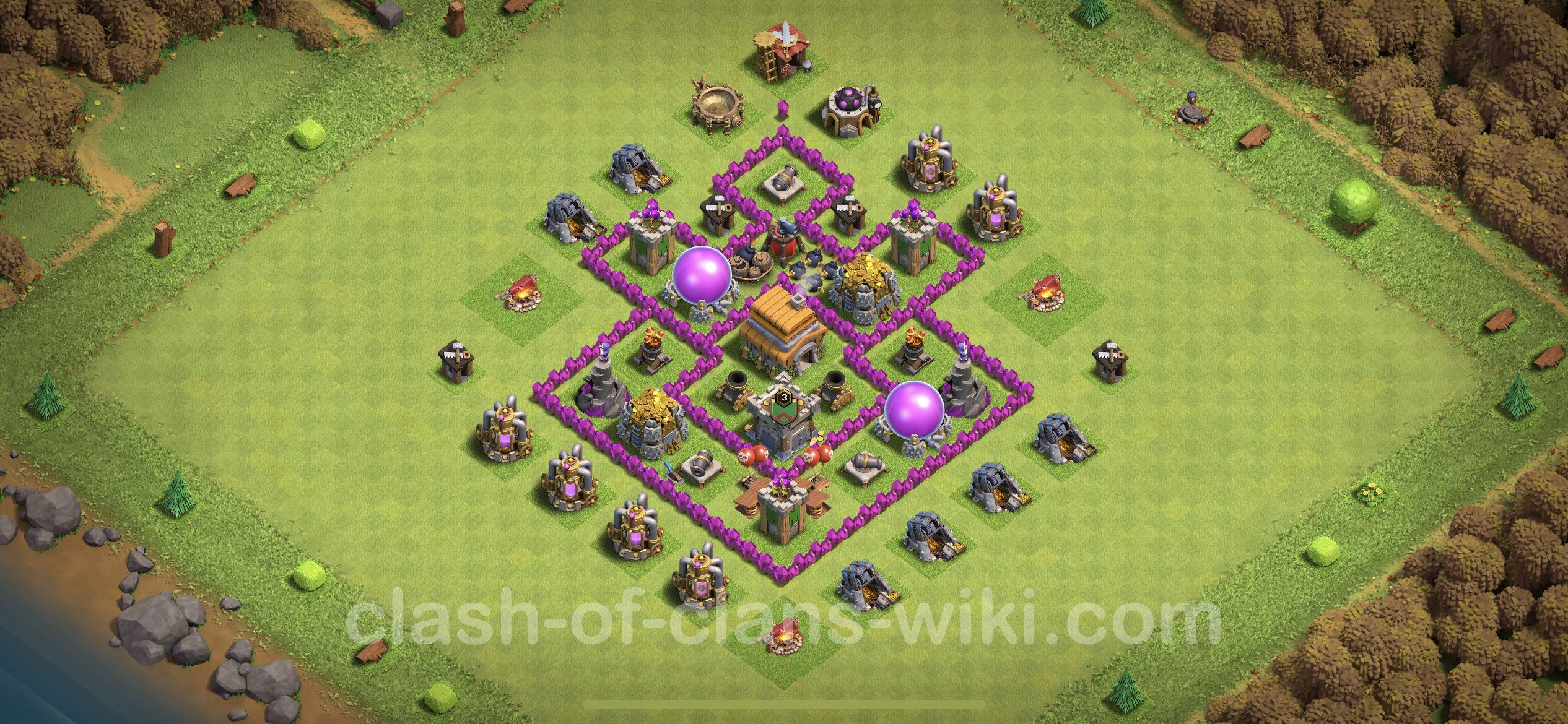 clash of clans plan hdv 6