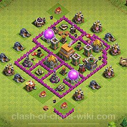 Die Base Rathaus LvL 6 für Farmen (#1091)