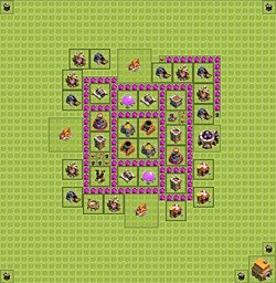 Base plan (layout), Town Hall Level 6 for farming (#15)