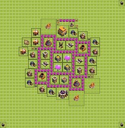 Base plan (layout), Town Hall Level 6 for farming (#16)