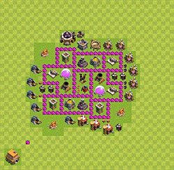 Base plan (layout), Town Hall Level 6 for farming (#27)