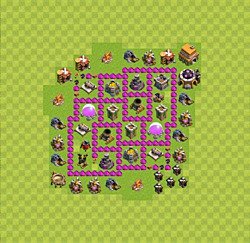 Base plan (layout), Town Hall Level 6 for farming (#29)